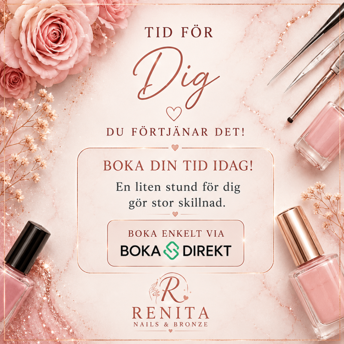 Tid för dig – boka enkelt via BokaDirekt